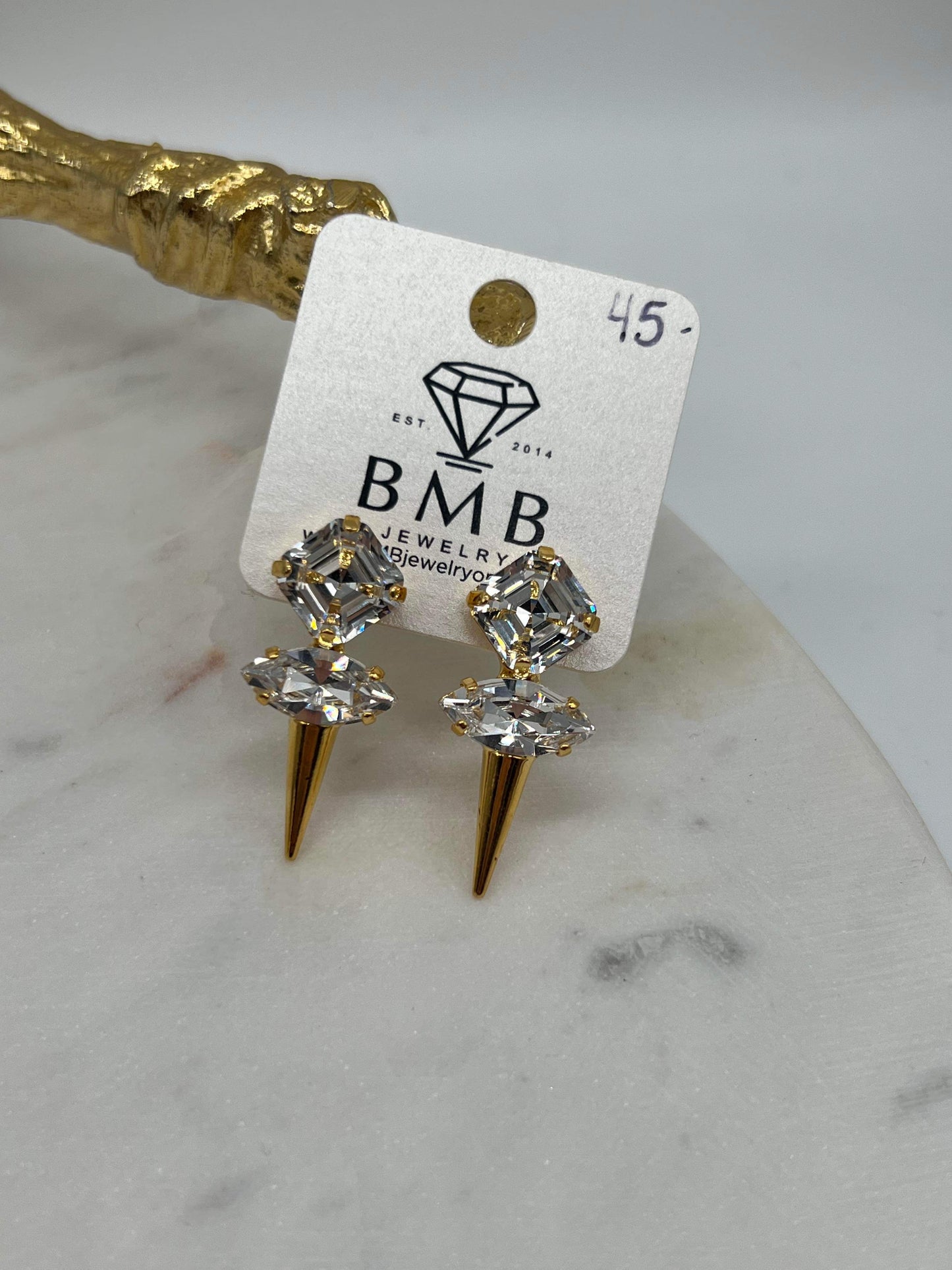 Golden Statement Earrings