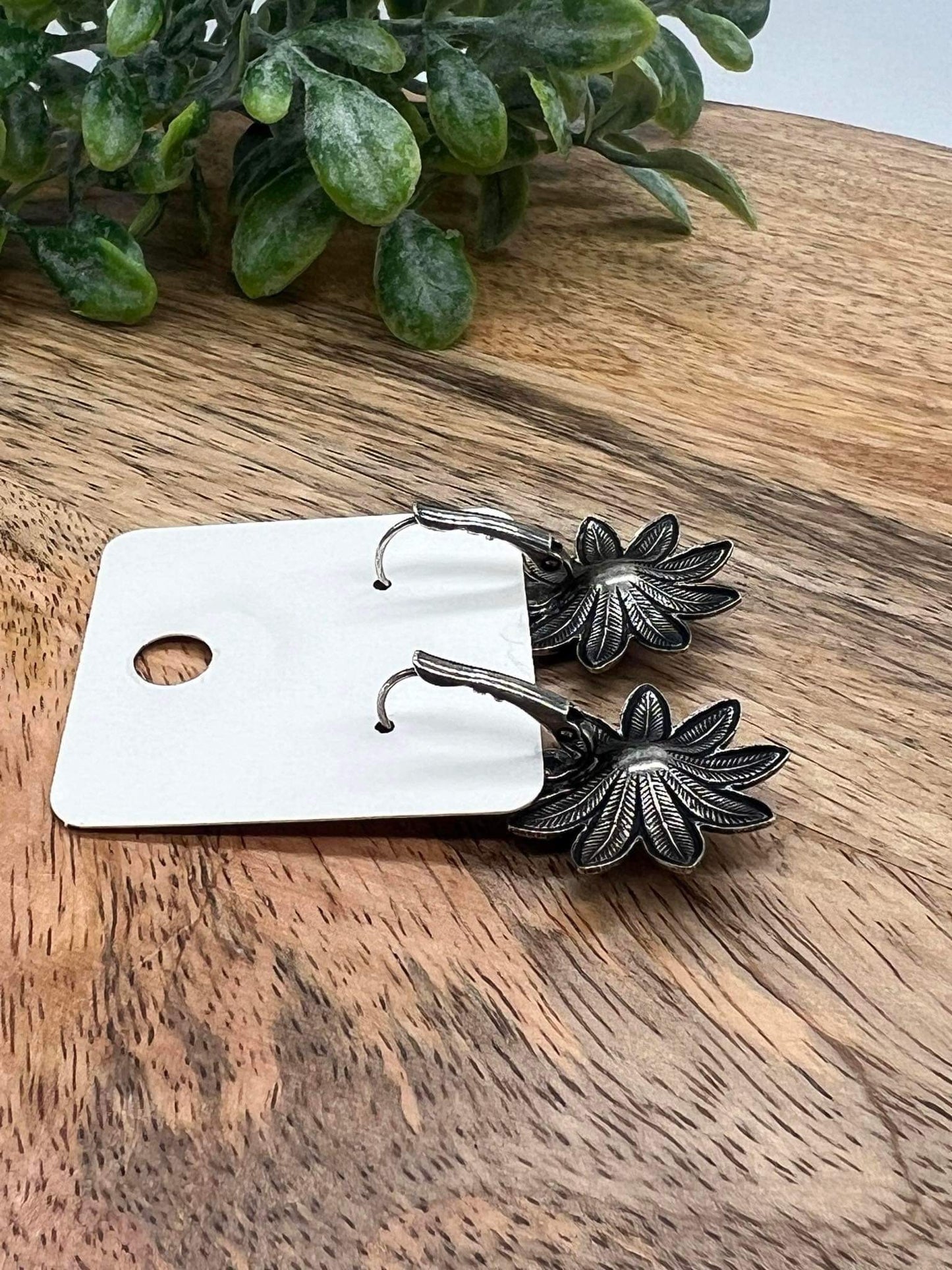 Crystal Flower Earrings