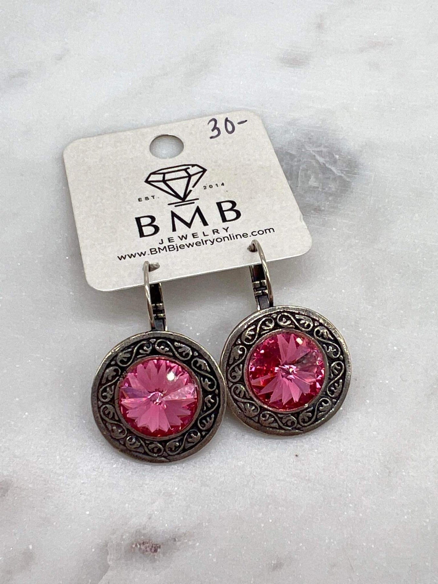 Antique Pink Earrings