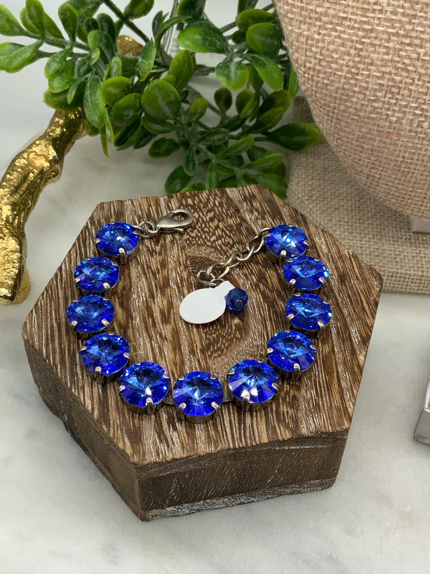 VICTORY FUNDRAISER - 12mm Full Blue Necklace and Matching pieces