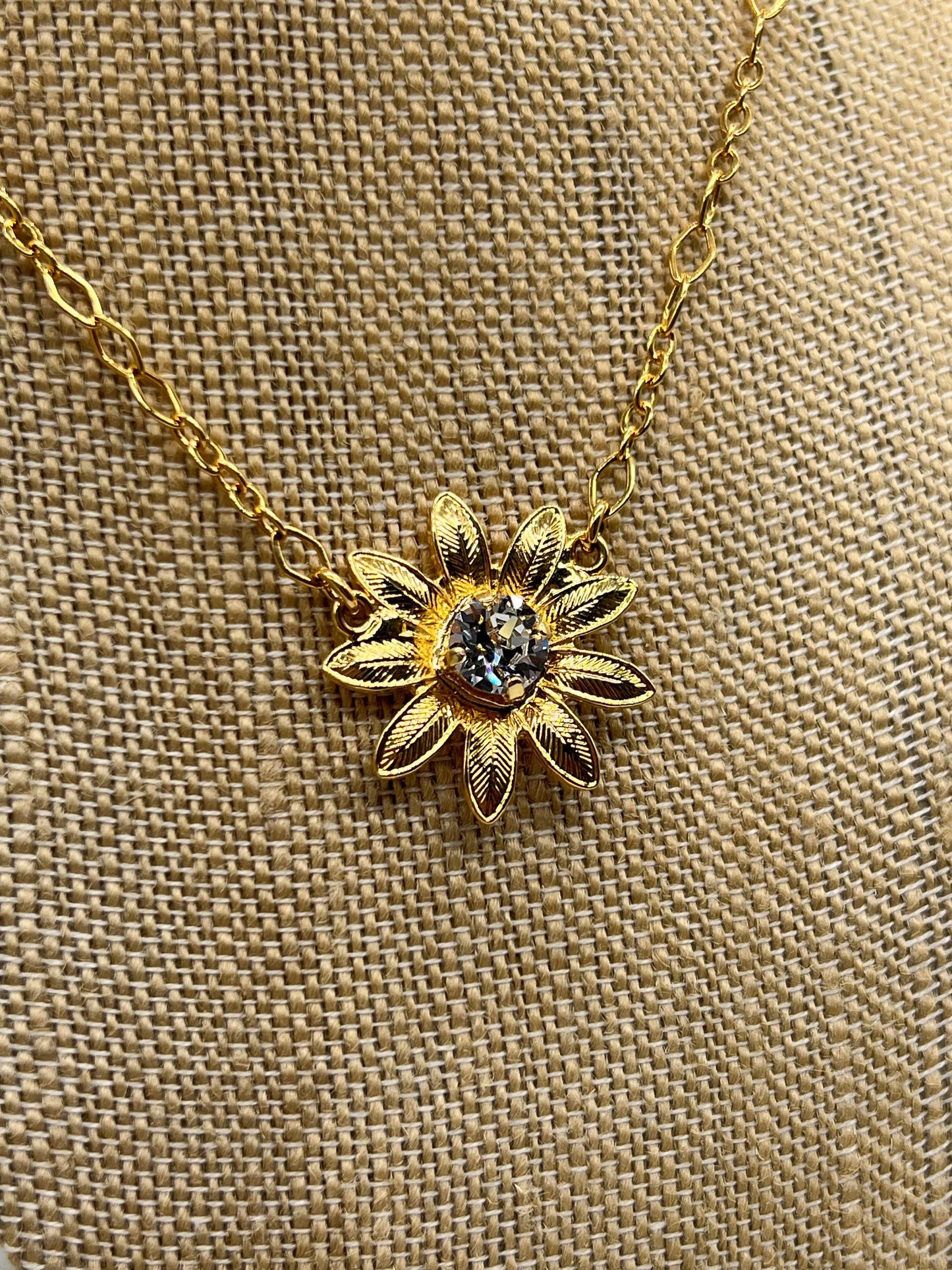 Gold Flower Necklace