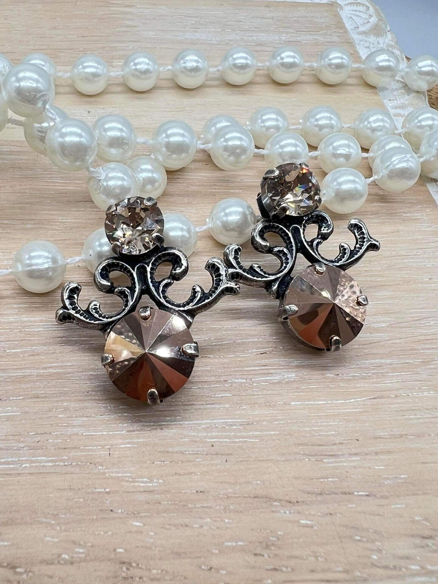 Vintage Silk Earrings