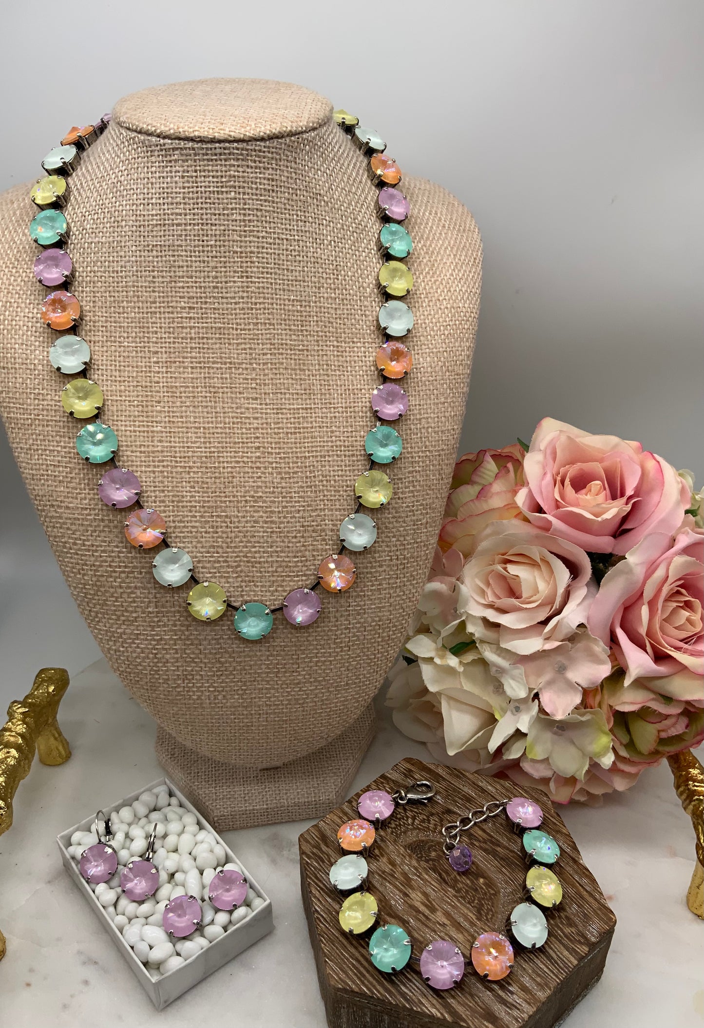 DANCE FUNDRAISER - 12mm Pastel Full Necklace and Matching pieces