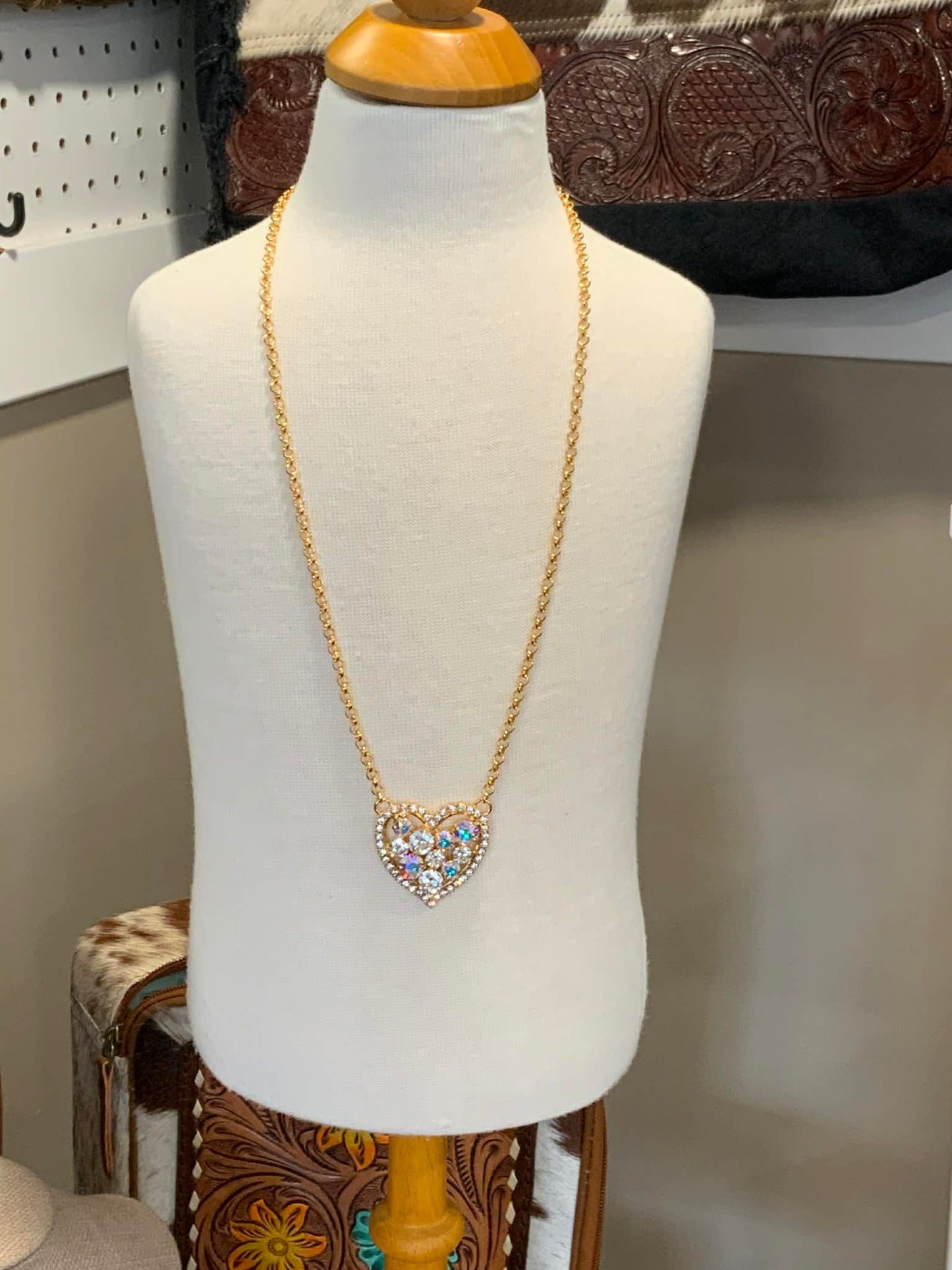 Gold Heart Necklace