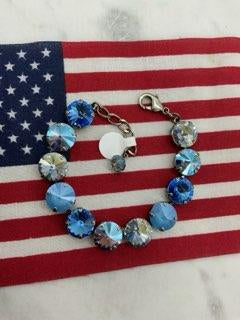 12mm Ocean Blues Bracelet and Matching Pieces
