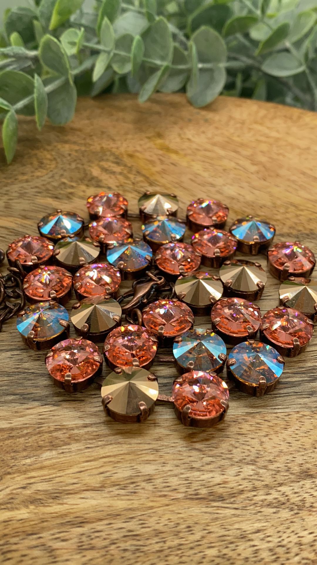 Rose Gold Confetti Necklace