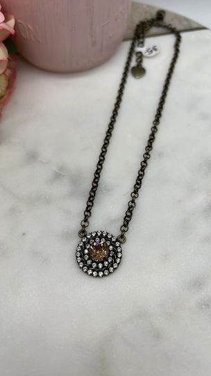 Double Halo Necklace