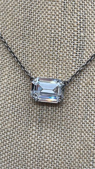 Octagon Crystal Necklace