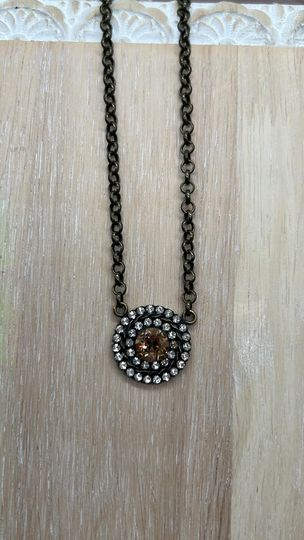Double Halo Necklace