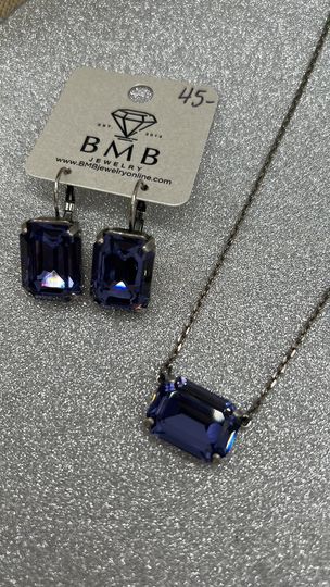 Octagon Tanzanite Necklace