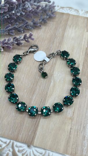 Emerald Green 8 mm Bracelet