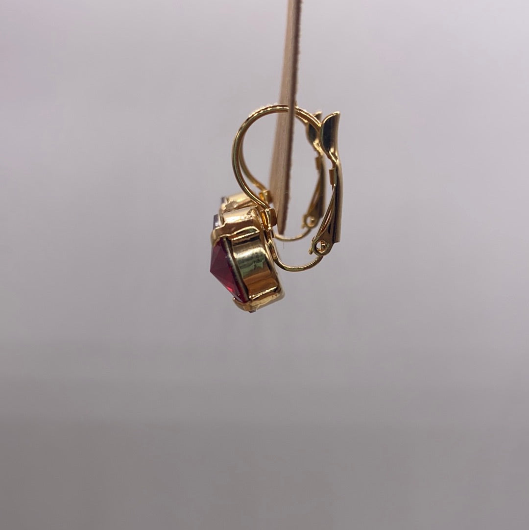 Red Gold Earrings