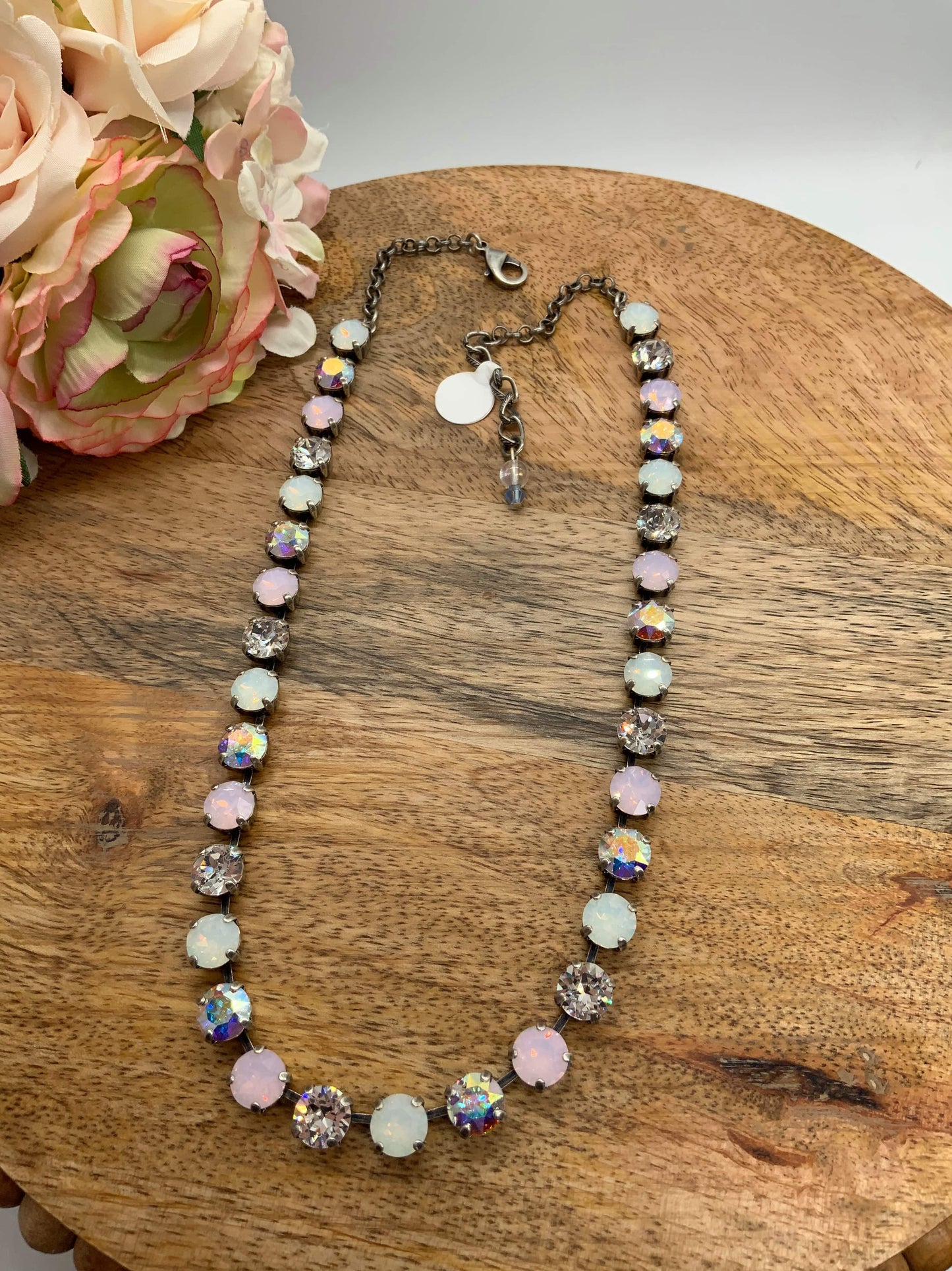 Cotton Candy Opal Necklace