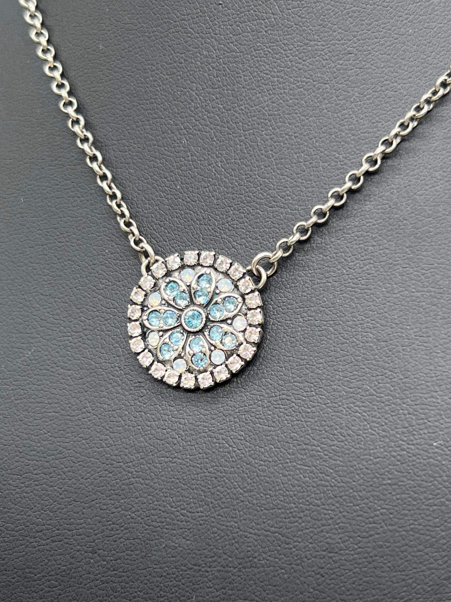 Crystal Medallion Necklace