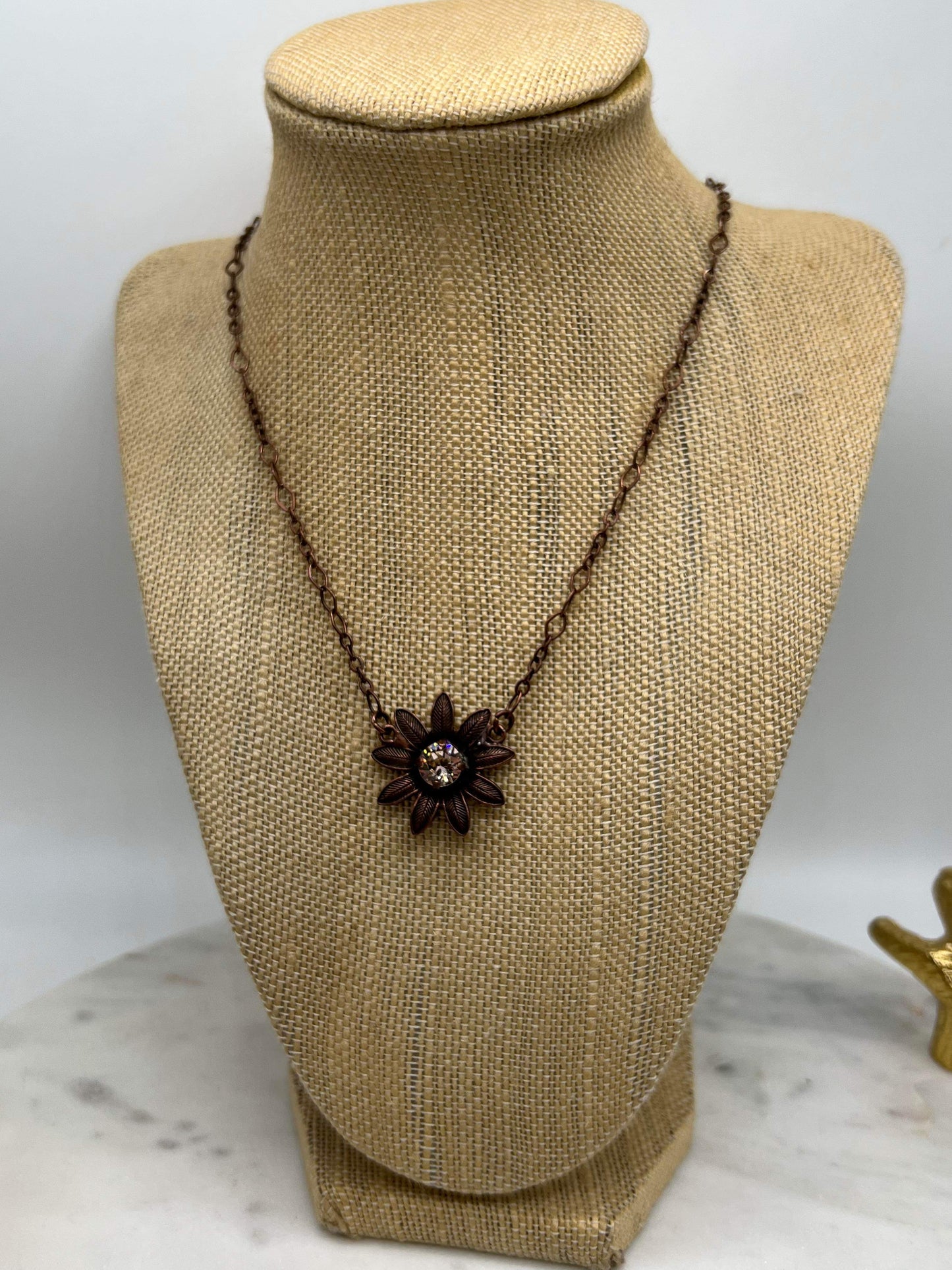 Silk Flower Necklace