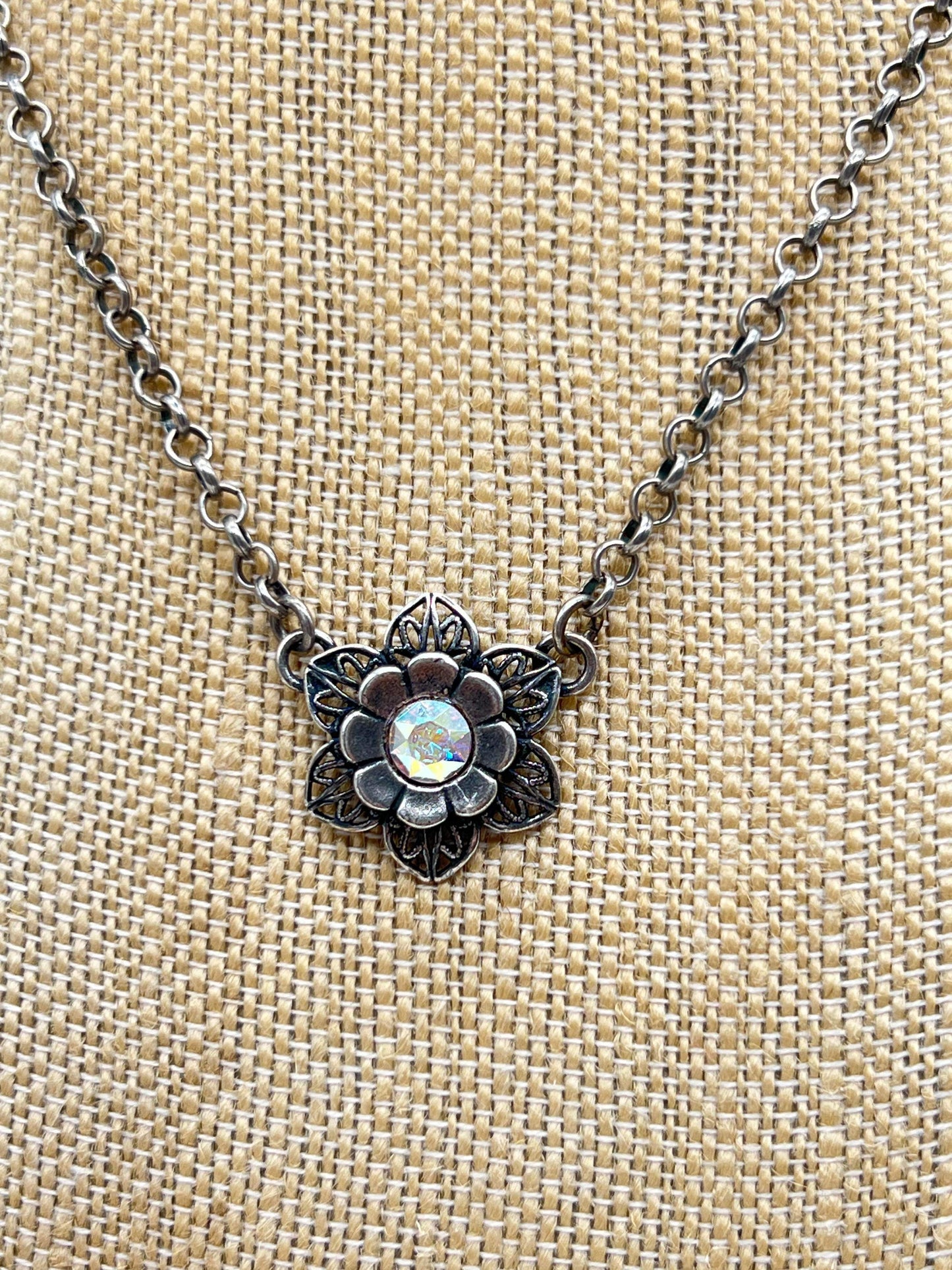 AB Flower Necklace