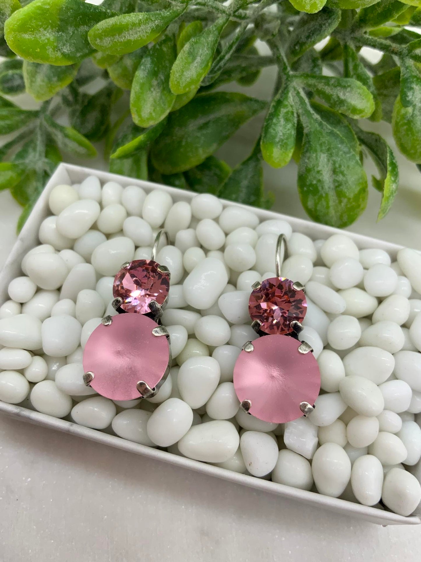 Pretty in Pink 12mm earrings