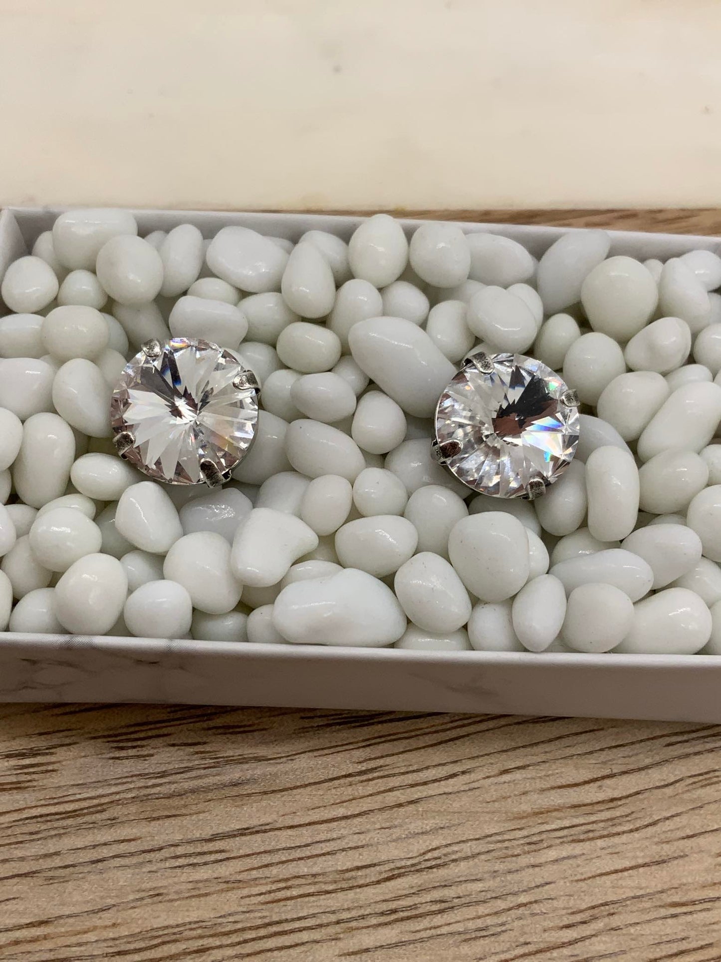 12mm Crystal Earrings - stud or dangle