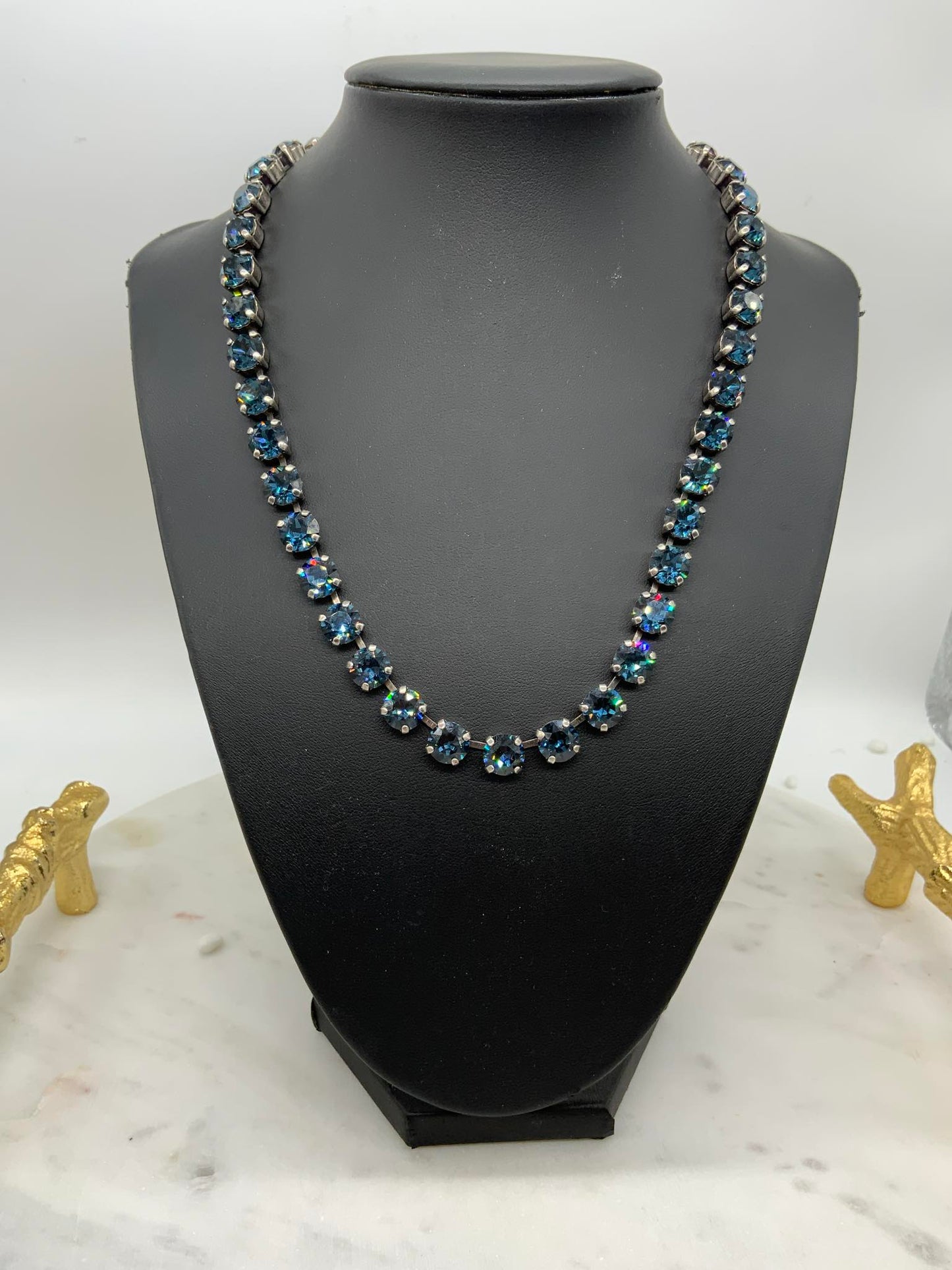 8mm Montana Blue Necklace