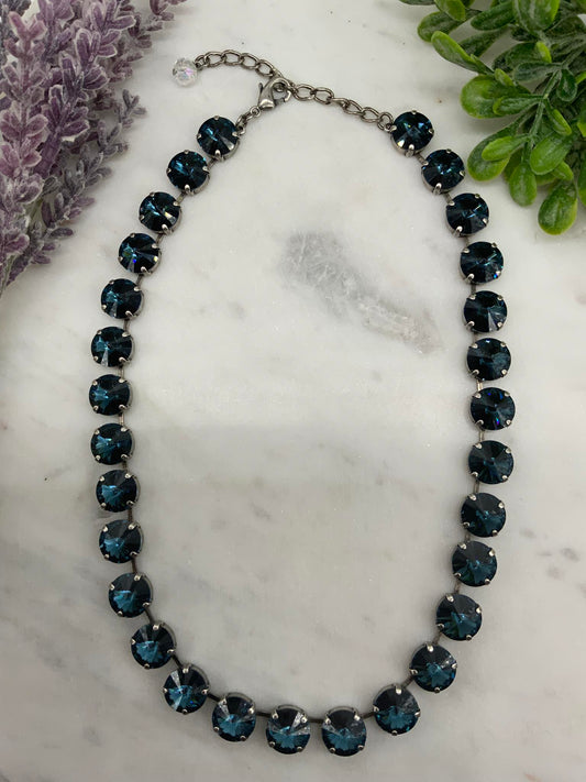 12mm Montana Blue Necklace