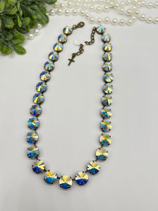 Antique Brass AB Necklace