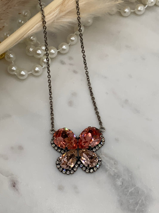 Mixed Color Butterfly Necklace 🦋