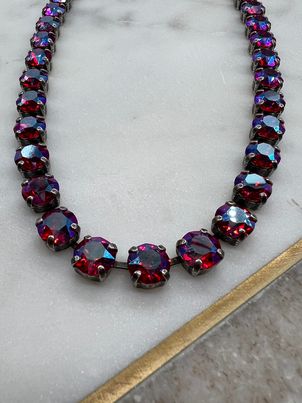 Red Shimmer Necklace