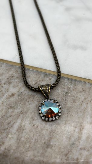 Brown Shimmer Necklace