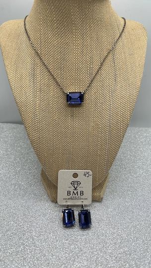 Octagon Tanzanite Necklace