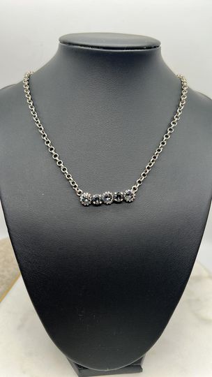 Black Bar Necklace