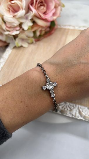 Crystal Cross bracelet