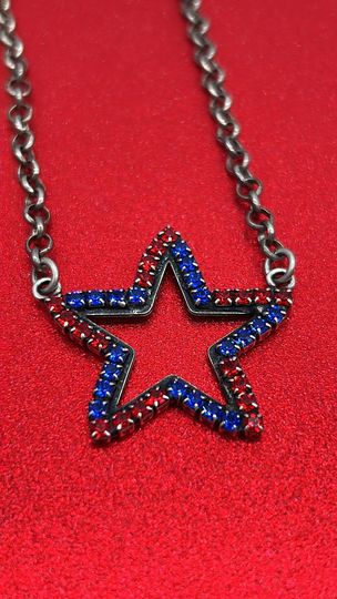 USA Star Necklace 🇺🇸