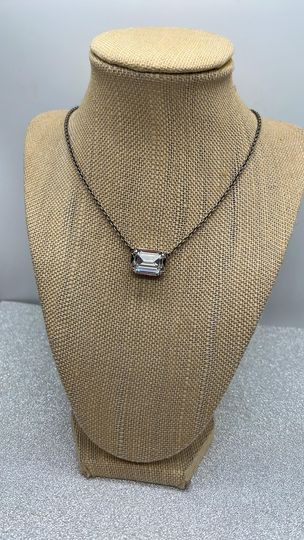 Octagon Crystal Necklace