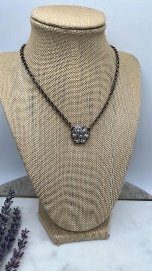 Crystal Flower Necklace