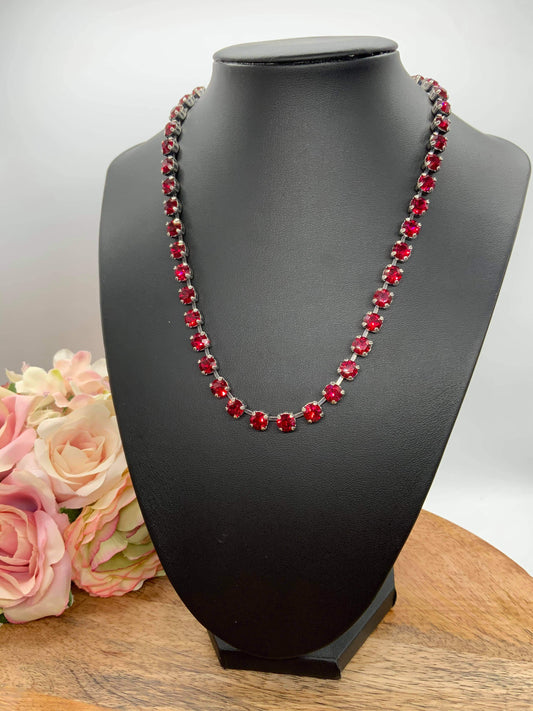Red 6mm Necklace
